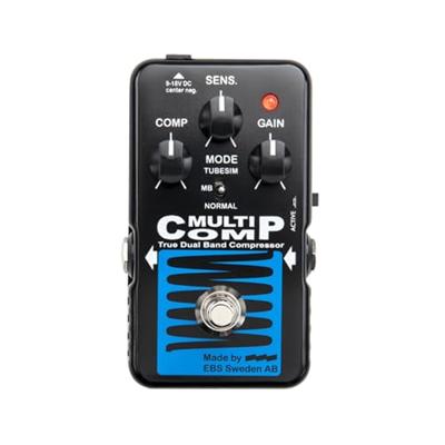 EBS MultiComp Blue Label True Dual Band Compressor basgitaar effectpedaal