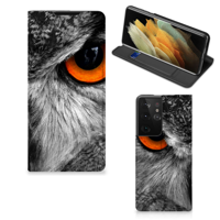 Samsung Galaxy S21 Ultra | Hoesje maken | Uil - thumbnail