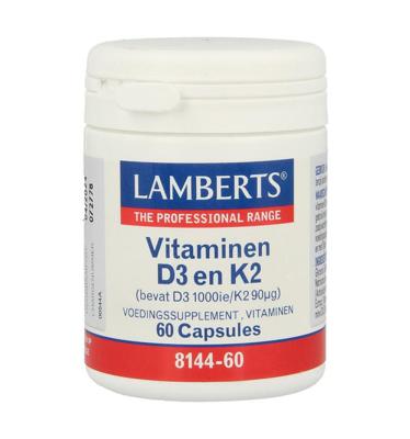 Lamberts Vitamine D3 En K2 Capsules