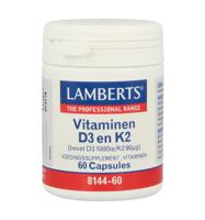 Lamberts Vitamine D3 En K2 Capsules - thumbnail