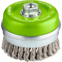 Bosch Accessories Komborstel, roestvrij, 100 mm, 0,35 mm, 8.500 omw/min, 14 Bosch Power Tools 2608622105 1 stuk(s) - thumbnail