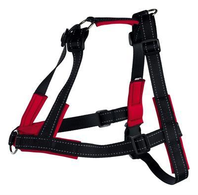 TRIXIE HONDENTUIG LEAD'N'WALK SOFT TUIG ZWART M-L 55-90 CM