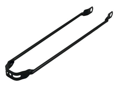 Spatbordstang 28" - mat zwart