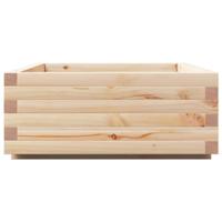 VidaXL Plantenbak 90x60x26,5 cm massief grenenhout - thumbnail