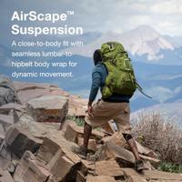 Osprey Aether 55 Backpack Heren Garlic Mustard Green S/M - thumbnail