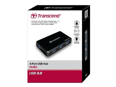 Transcend USB 3.0 4-Port Hub TS-HUB3K