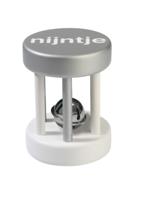 Rammelaar Nijntje - Zilver - Grijpspeelgoed Nijntje - thumbnail