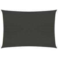 VidaXL Zonnezeil 160 g/m² 5x6 m hdpe antracietkleurig - thumbnail