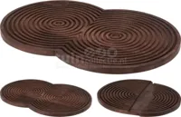 Serveerplank Mangohout Donkerbruin 48x33cm - thumbnail