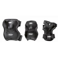 Roces - super skatebescherming 3-pack - knie, pols & elleboog - volwassenen - zwart - maat l - thumbnail