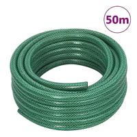 VidaXL Tuinslang met koppelingsset 0,5&apos;&apos; 50 m pvc groen - thumbnail