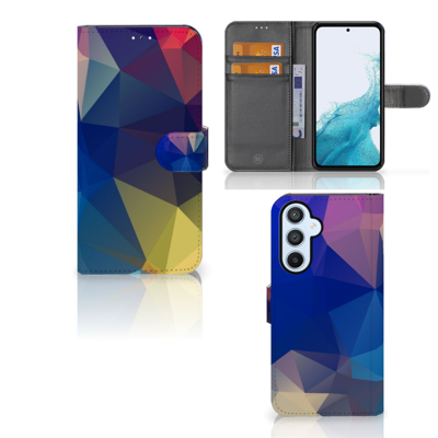 Samsung Galaxy A54 5G | Book Case | Polygon Dark