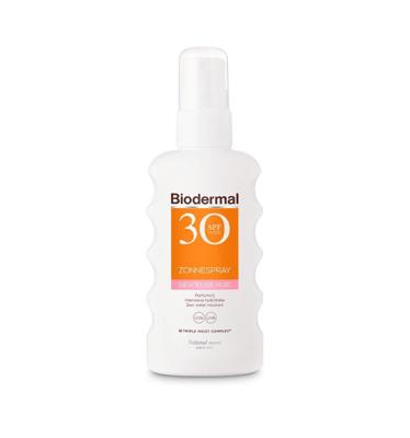 Biodermal Gevoelige Huid Zonnespray - Zonnebrand met SPF30