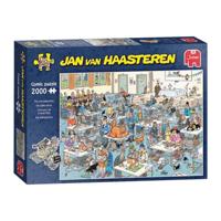 Jumbo Jan van haasteren legpuzzel - de kattenshow, 2000st. - thumbnail