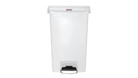 Pedaalemmer rubbermaid slim jim step on 50l wit - thumbnail