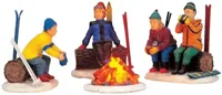 Kerstfiguur Skiers' camp fire LEMAX - Lemax - thumbnail
