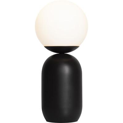 Kleine zwarte tafellamp met E14 fitting en schakelaar Nordlux Notti Kleine zwarte tafellamp met E14 fitting en schakelaar Nordlux Notti