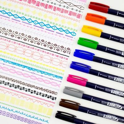 Tombow • fudenosuke brushpen hard tip 10pcs
