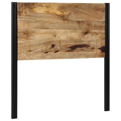 Hoofdeinde 100 cm massief hout mango en ijzer