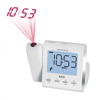 AEG MRC 4122 FN Wekkerradio FM, AM AUX Wit - thumbnail