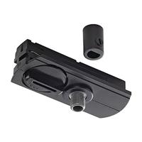 SLV 143120 230V-railsysteemcomponenten Pendeladapter Zwart - thumbnail