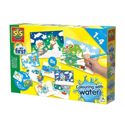 SES my first - kleuren met water megaset verborgen dieren SES my first - kleuren met water megaset verborgen dieren