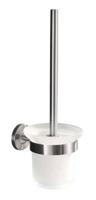 Wiesbaden toiletborstelhouder met borstel RVS 304 - thumbnail