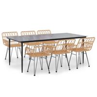 7-delige Tuinset poly rattan - thumbnail