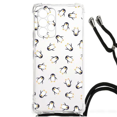Doorzichtige Silicone Hoesje voor Samsung Galaxy A53 Pinguïn Doorzichtige Silicone Hoesje voor Samsung Galaxy A53 Pinguïn
