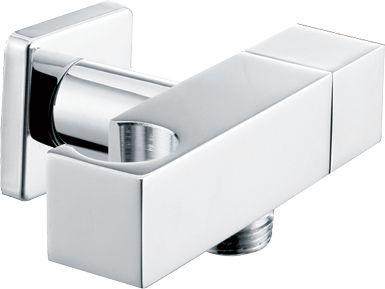 Best Design Best-Design "Vierkant" Muuraansluiting Afsluitbaar + Opsteek Chroom