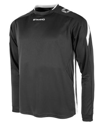 Stanno 411003 Drive Match Shirt LS - Black-White - XXL