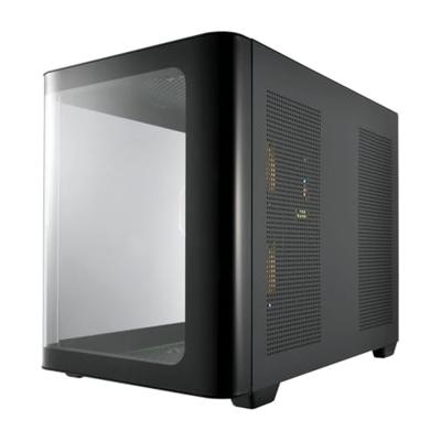 FSP Fortron POC0000242 Midi-tower Gaming-behuizing Zwart Zijvenster FSP Fortron POC0000242 Midi-tower Gaming-behuizing Zwart Zijvenster
