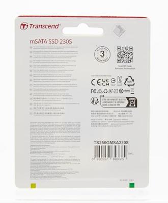 Transcend MSA230S mSATA SSD harde schijf 256 GB mSATA Transcend MSA230S mSATA SSD harde schijf 256 GB mSATA