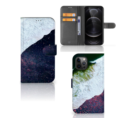 Apple iPhone 12 Pro Max | Book Case | Sea in Space