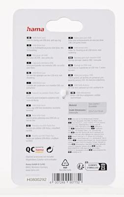 Hama 00090775 USB-stick-cover USB-stick Zwart