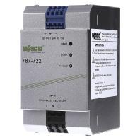 WAGO 787-722 DIN-rail netvoeding 24 V/DC 5 A 120 W Aantal uitgangen:1 x Inhoud 1 stuk(s) - thumbnail