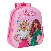 3D-schoolrugzak Barbie Roze Fuchsia 27 x 33 x 10 cm - thumbnail