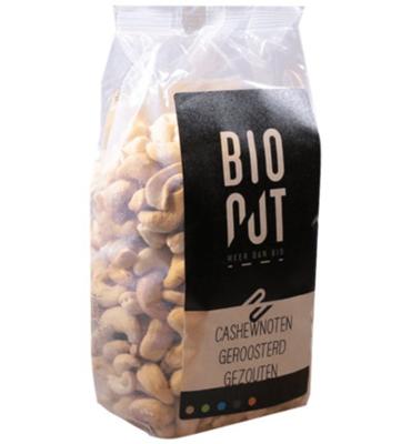 Bionut Cashewnoten geroosterd gezouten bio 500 Gram