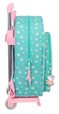 Schoolrugzak met Wielen Peppa Pig Pretty flowers Geel Munt 26 x 11 x 67 cm 26 x 34 x 11 cm Schoolrugzak met Wielen Peppa Pig Pretty flowers Geel Munt 26 x 11 x 67 cm 26 x 34 x 11 cm
