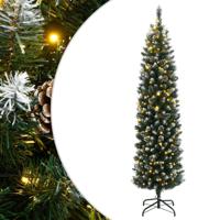 VidaXL Kunstkerstboom smal met 150 led's 150 cm - thumbnail