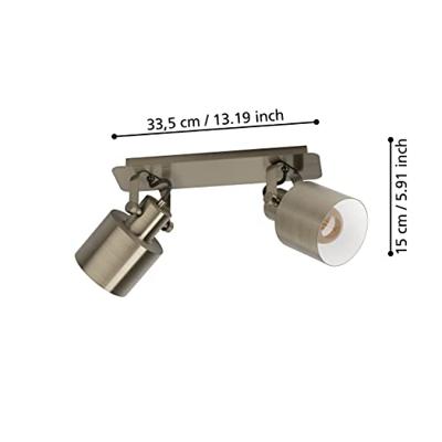 Eglo Messing plafondspotSouthery 2-lichts - 43818