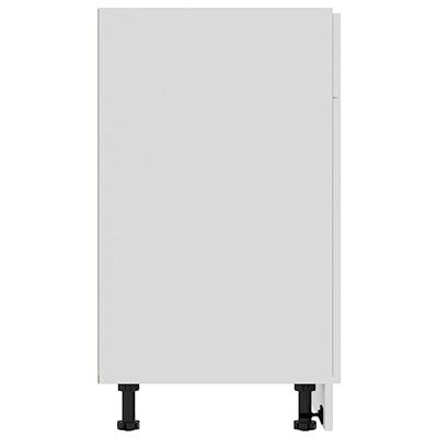 Onderkast met lade 80x46x81,5 cm spaanplaat wit