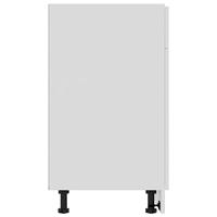 Onderkast met lade 80x46x81,5 cm spaanplaat wit - thumbnail