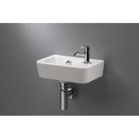 Royal Plaza Capella fontein 37x24,5x13,5cm 1 kraangat links met overloop wit 19565 - thumbnail