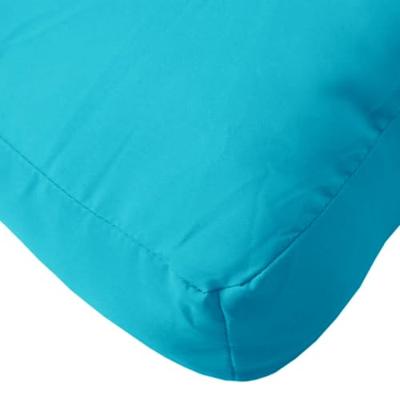 VidaXL Palletkussens 2 st oxford stof turquoise