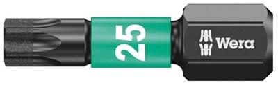 Wera 05057625001 Torx-bit Aandrijving: 1/4 (6,3 mm) Uitvoering: Torx TX 25 25 mm