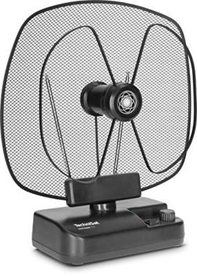 TechniSat Digitenne TT2 Actieve DVB-T/T2 omnidirectionele antenne Binnen, Stationair, Thuis Versterking: 30 dB Zwart