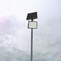 V-TAC VT-180W 7828 LED-schijnwerper, Zonne-energiemodule Neutraalwit Zwart - thumbnail