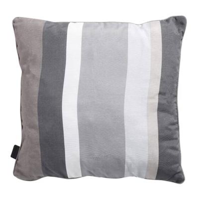 Madison sierkussen Stripe 50 x 50 cm katoen grijs