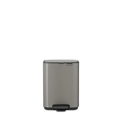 Brabantia Bo pedaalemmer 4 liter Platinum
